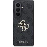 Guess PU 4G Metal Logo kryt pre Samsung Galaxy Z Fold 8 Ultra, sivý