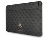 Guess PU 4G Metal Logo puzdro na notebook, 13", sivé