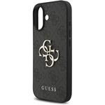 Guess PU 4G Metal Logo Strap kryt pre iPhone 17, čierny