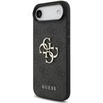 Guess PU 4G Metal Logo Strap kryt pre iPhone Air, čierny