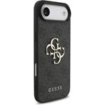 Guess PU 4G Metal Logo Strap kryt pre iPhone Air, čierny