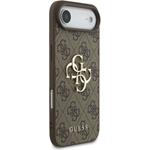 Guess PU 4G Metal Logo Strap kryt pre iPhone Air, hnedý