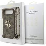 Guess PU 4G Metal Logo Strap kryt pre iPhone Air, hnedý