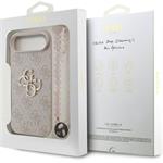 Guess PU 4G Metal Logo Strap kryt pre iPhone Air, ružový