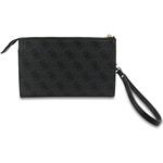 Guess PU 4G Metal Logo taška na telefón, čierna