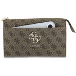 Guess PU 4G Metal Logo taška na telefón, hnedá