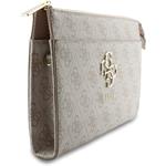 Guess PU 4G Metal Logo taška na telefón, ružová