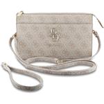 Guess PU 4G Metal Logo taška na telefón, ružová