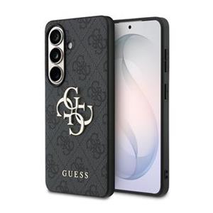 Guess PU 4G Metal Logo Zadní Kryt pro Samsung Galaxy S26+ Grey