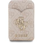 Guess PU 4G Mirror MagSafe Cardslot peňaženka so stojanom, ružová