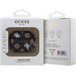 Guess PU 4G Peony Charm puzdro pre AirPods 3, čierne