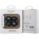 Guess PU 4G Peony Charm puzdro pre AirPods Pro 2, čierne