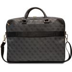 Guess PU 4G Printed Stripes taška pre notebook 15/16", čierna