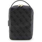 Guess PU 4G Printed Stripes univerzálna cestovná taška, čierna