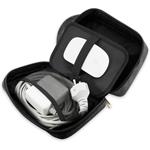 Guess PU 4G Printed Stripes univerzálna cestovná taška, čierna