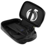 Guess PU 4G Printed Stripes univerzálna cestovná taška, čierna