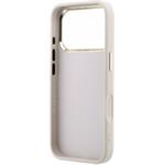 Guess PU 4G Resin Metal Logo kryt pre iPhone 18 Pro Max, ružový