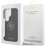 Guess PU 4G Resin Metal Logo kryt pre Samsung Galaxy S26 Ultra, čierny