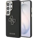 Guess PU 4G Resin Metal Logo kryt pre Samsung Galaxy S26 Ultra, čierny
