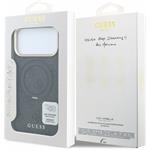 Guess PU 4G Ring Stand MagSafe kryt pre iPhone 18 Pro Max, čierny