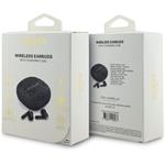 Guess PU 4G Script Logo ENC TWS, bezdrôtové slúchadlá, čierne