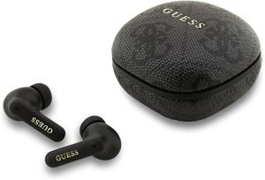 Guess PU 4G Script Logo ENC TWS, bezdrôtové slúchadlá, čierne