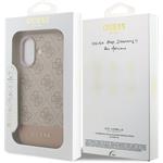 Guess PU 4G Stripe kryt pre iPhone 17, ružový