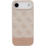 Guess PU 4G Stripe kryt pre iPhone Air, ružový