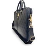 Guess PU 4G Stripe Metal Logo taška na notebook 14", čierna