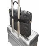 Guess PU 4G Stripe Metal Logo, taška na notebook, 16", čierna