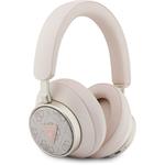 Guess PU 4G Triangle Logo ENC bezdrôtové slúchadlá, ružové