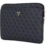 Guess PU 4G Triangle Logo obal pre notebook 14", čierny