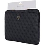 Guess PU 4G Triangle Logo obal pre notebook 14", čierny