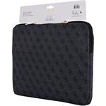 Guess PU 4G Triangle Logo obal pre notebook 14", čierny