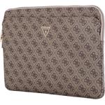 Guess PU 4G Triangle Logo obal pre notebook 14", hnedý