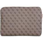 Guess PU 4G Triangle Logo obal pre notebook 14", hnedý