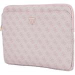 Guess PU 4G Triangle Logo obal pre notebook 14", ružový
