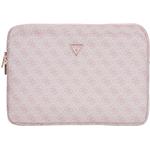 Guess PU 4G Triangle Logo obal pre notebook 14", ružový