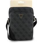 Guess PU 4G Triangle Logo taška 8", čierna