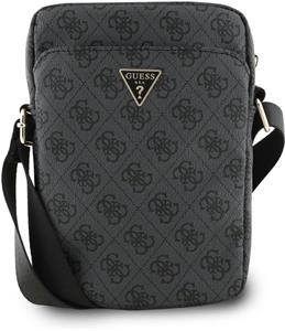Guess PU 4G Triangle Logo taška 8", čierna