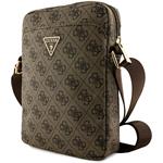 Guess PU 4G Triangle Logo taška 8", hnedá