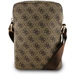 Guess PU 4G Triangle Logo taška 8", hnedá