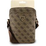 Guess PU 4G Triangle Logo taška 8", hnedá