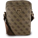 Guess PU 4G Triangle Logo taška 8", hnedá