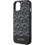 Guess PU G Cube MagSafe kryt pre iPhone 15, čierny
