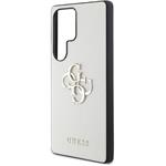 Guess PU Grained 4G Metal Logo kryt pre Samsung Galaxy S25 Ultra, béžový