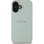 Guess PU Grained Classic Logo MagSafe kryt pre iPhone 16, zelený