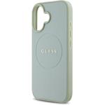 Guess PU Grained Classic Logo MagSafe kryt pre iPhone 16, zelený