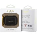 Guess PU Grained Classic Logo puzdro pre AirPods Pro 2, čierne