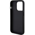 Guess PU Grip Stand G Cube kryt pre iPhone 15 Pro Max, čierny